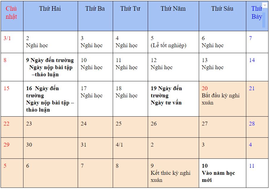 Thông báo về lịch trình dự kiến NAGANO